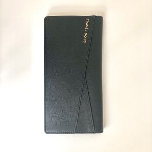 Black Travel Document Case / Wallet